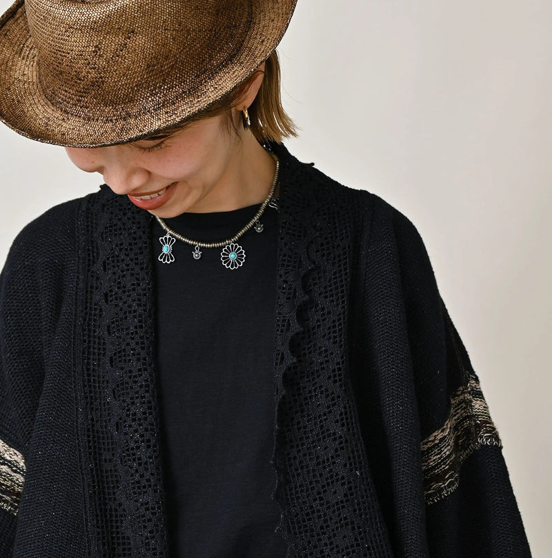 45R Indigo Knit-sewn Bolero - Image 6