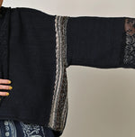 45R Indigo Knit-sewn Bolero