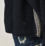 45R Indigo Knit-sewn Bolero