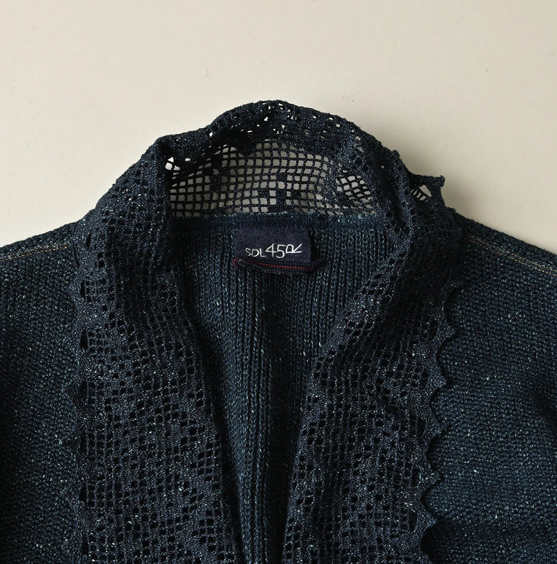 45R Indigo Knit-sewn Bolero - Image 12