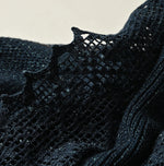 45R Indigo Knit-sewn Bolero