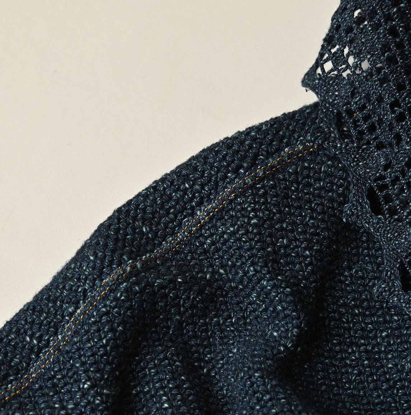 45R Indigo Knit-sewn Bolero - Image 14