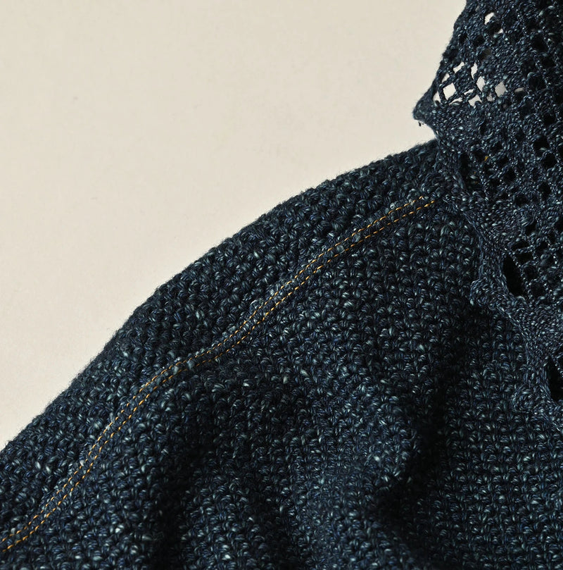 45R Indigo Knit-sewn Bolero - Image 14