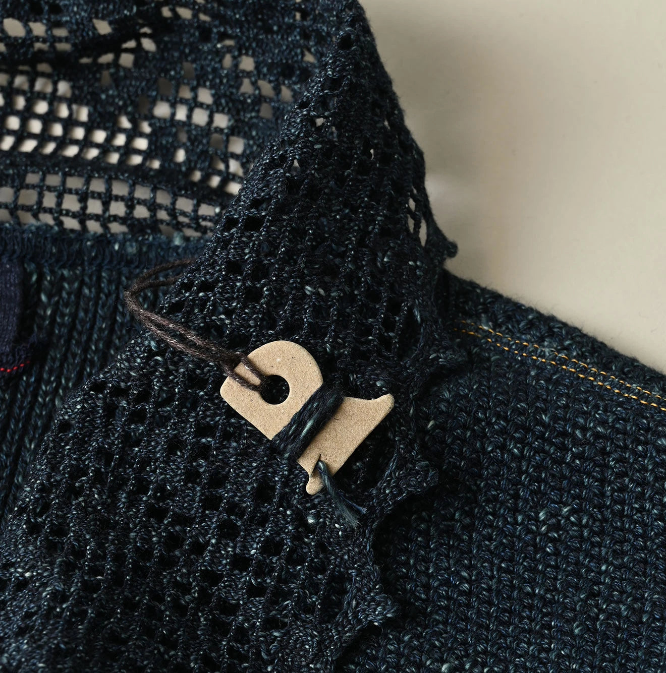 45R Indigo Knit-sewn Bolero