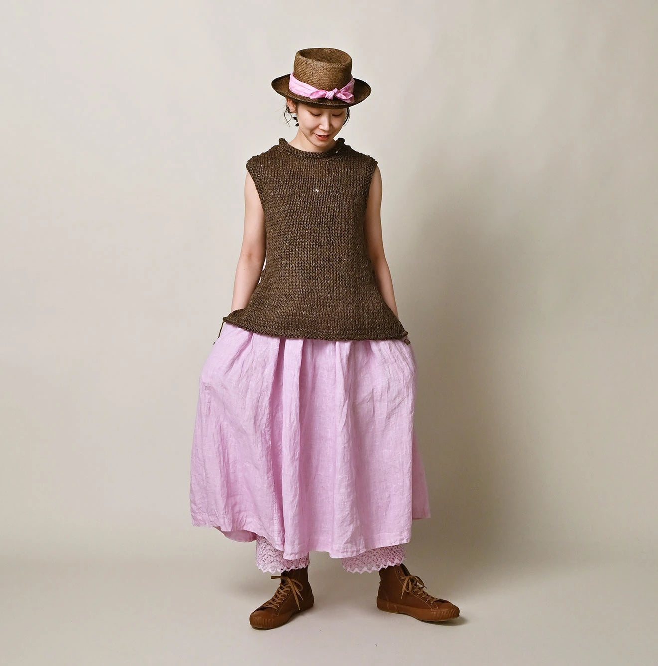 45R Linen Zakkuri Vest - Image 4