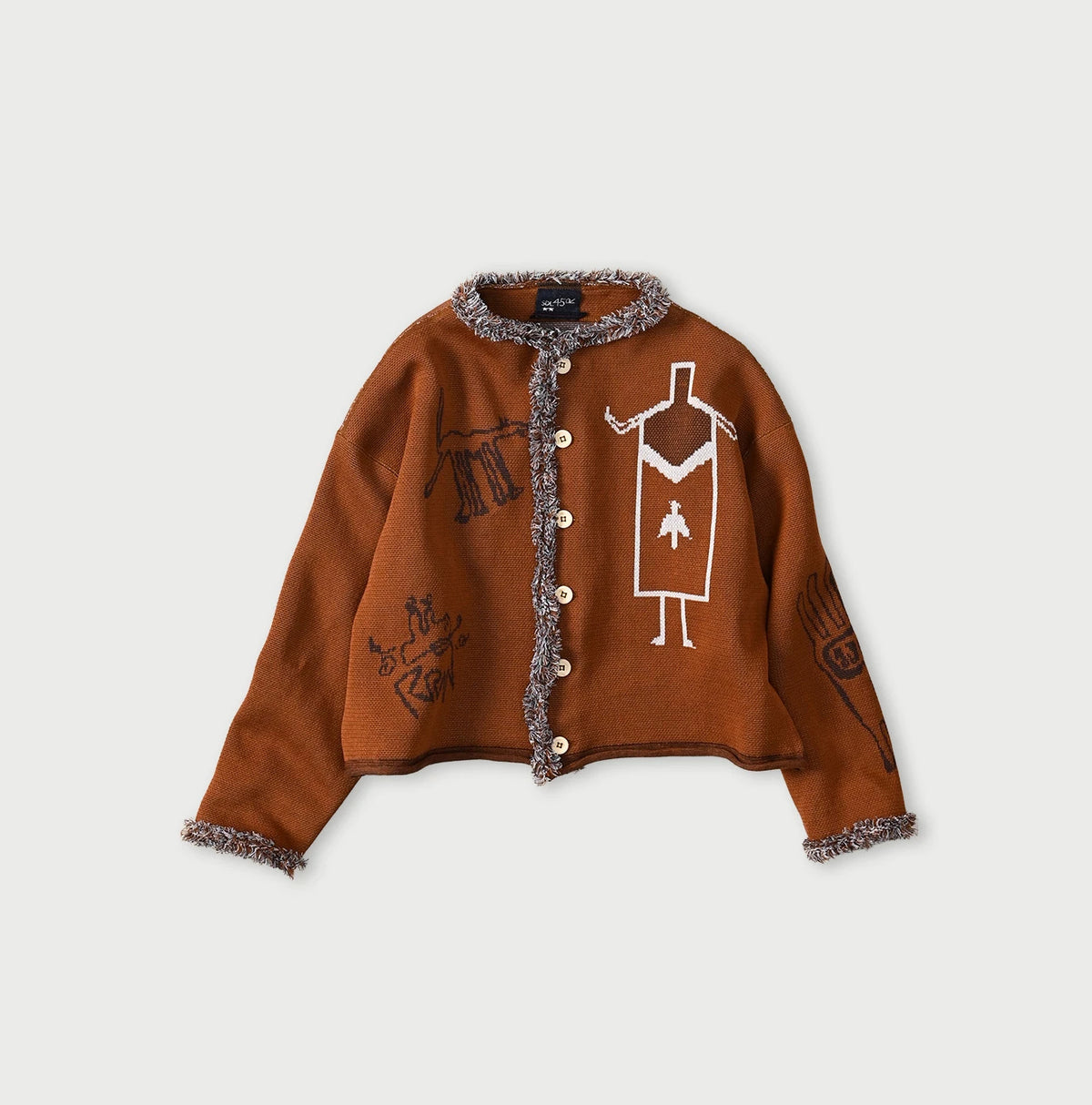 Jacquard Knit-Sewn Bolero