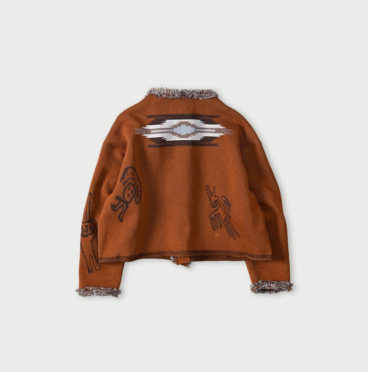 Jacquard Knit-Sewn Bolero