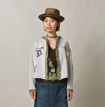 Jacquard Knit-Sewn Bolero