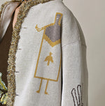 Jacquard Knit-Sewn Bolero