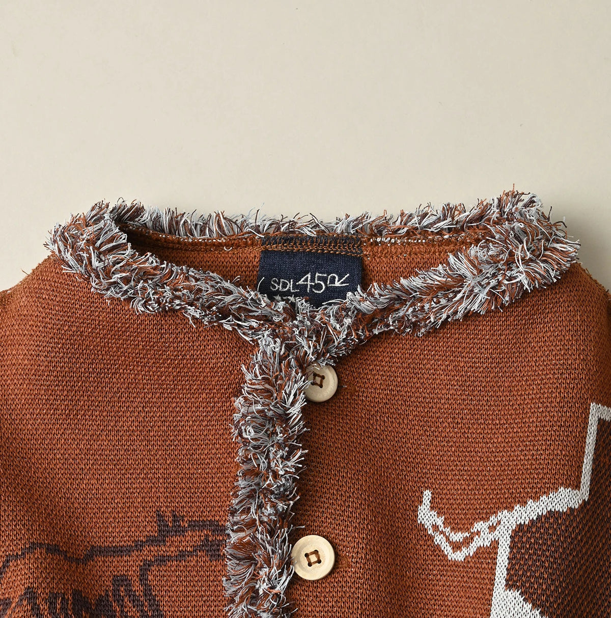 Jacquard Knit-Sewn Bolero