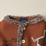 Jacquard Knit-Sewn Bolero