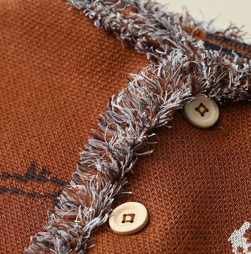 Jacquard Knit-Sewn Bolero - Image 14