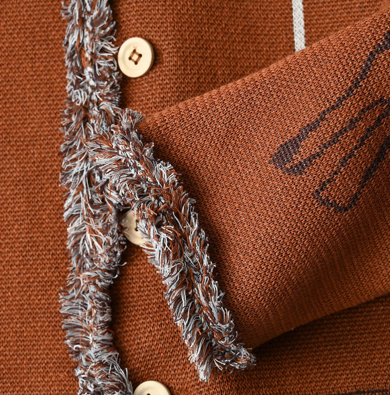 Jacquard Knit-Sewn Bolero - Image 17