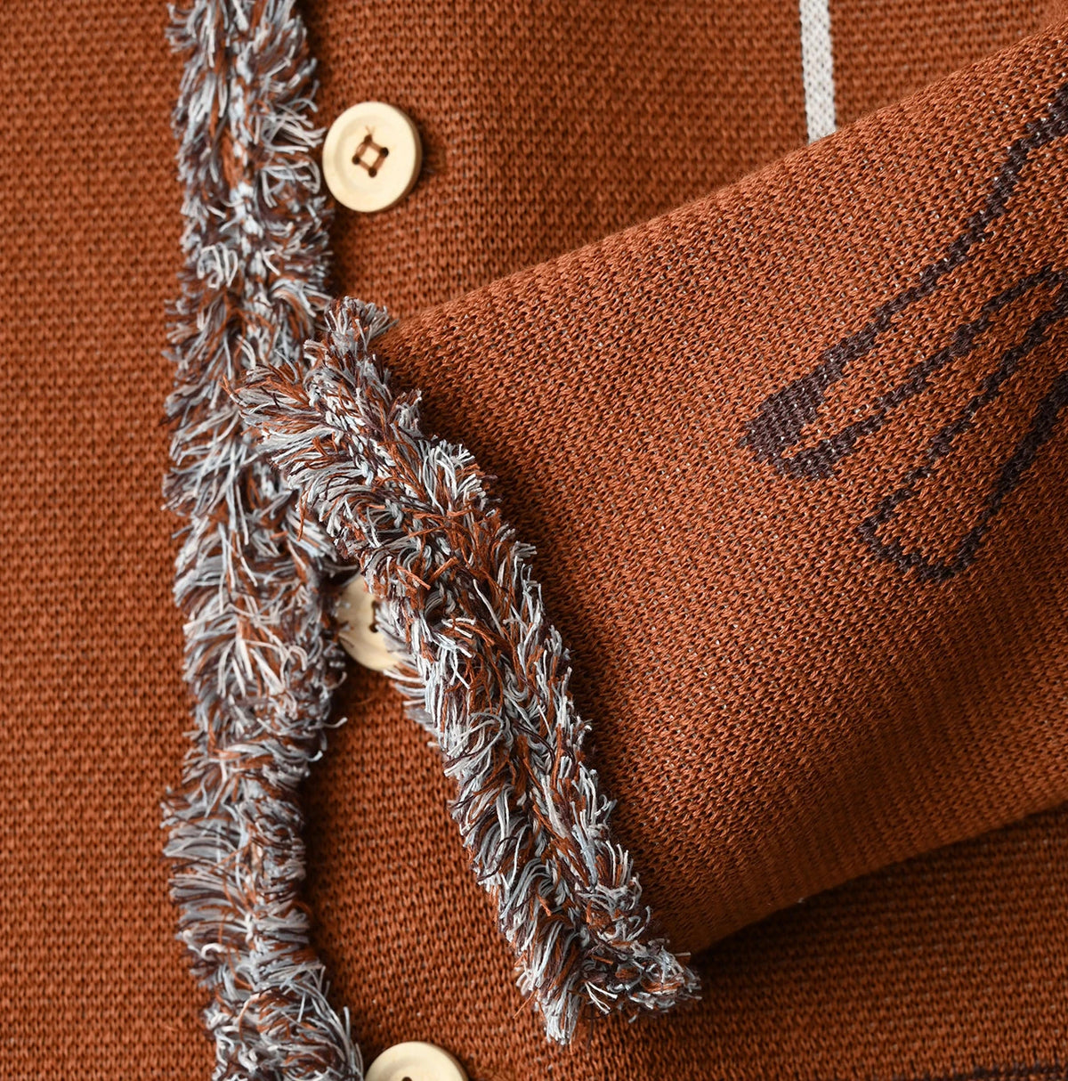 Jacquard Knit-Sewn Bolero