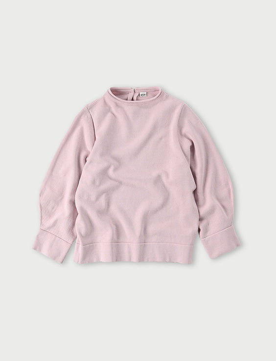 Knit-sewn Puff Sleeve Sweater