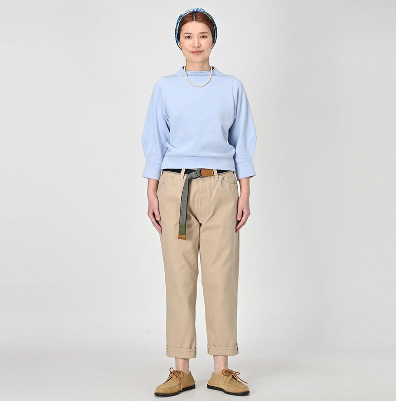 Knit-sewn Puff Sleeve Sweater - 45R by 45rpm studio - Image 2