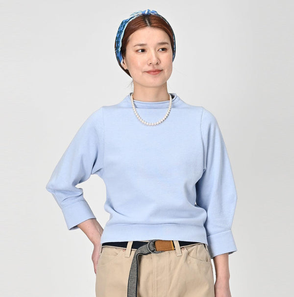 Knit-sewn Puff Sleeve Sweater - 45R by 45rpm studio