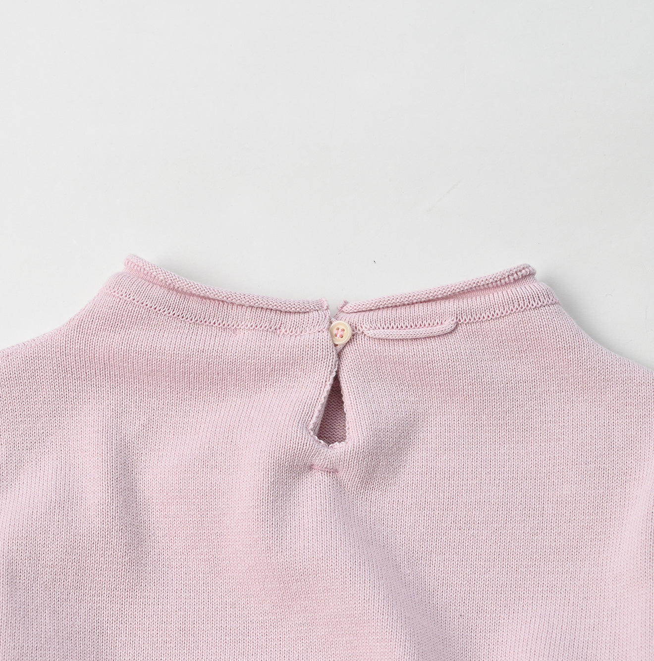 45R Knit-sewn Puff Sleeve Sweater