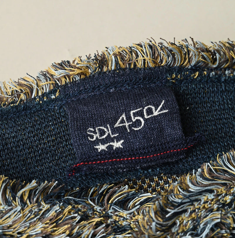 Indigo Jacquard Knit-Sewn Bolero - Image 22