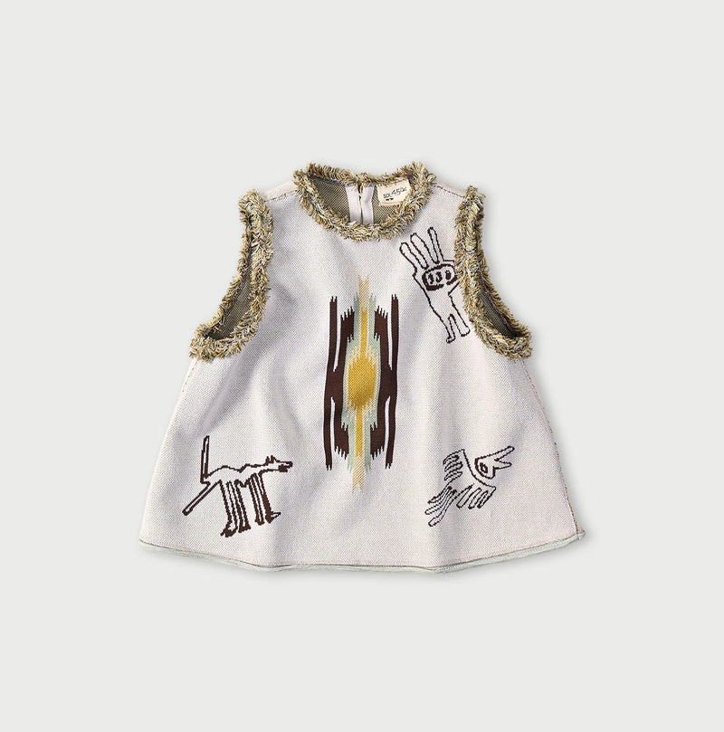 Jacquard Knit-Sewn Camisole - Image 1