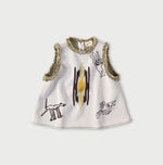 Jacquard Knit-Sewn Camisole