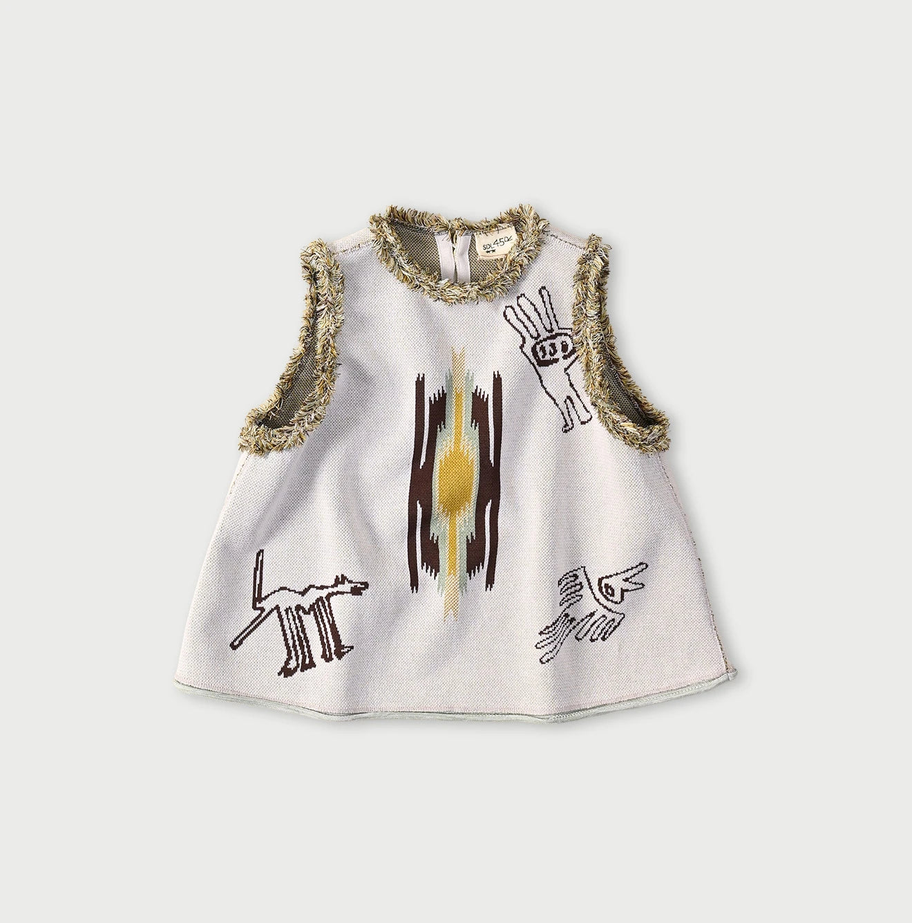 Jacquard Knit-Sewn Camisole - Image 1