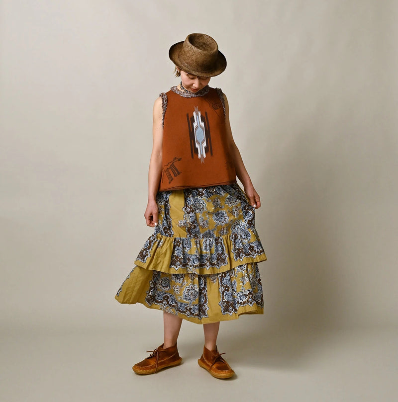 Jacquard Knit-Sewn Camisole - Image 3