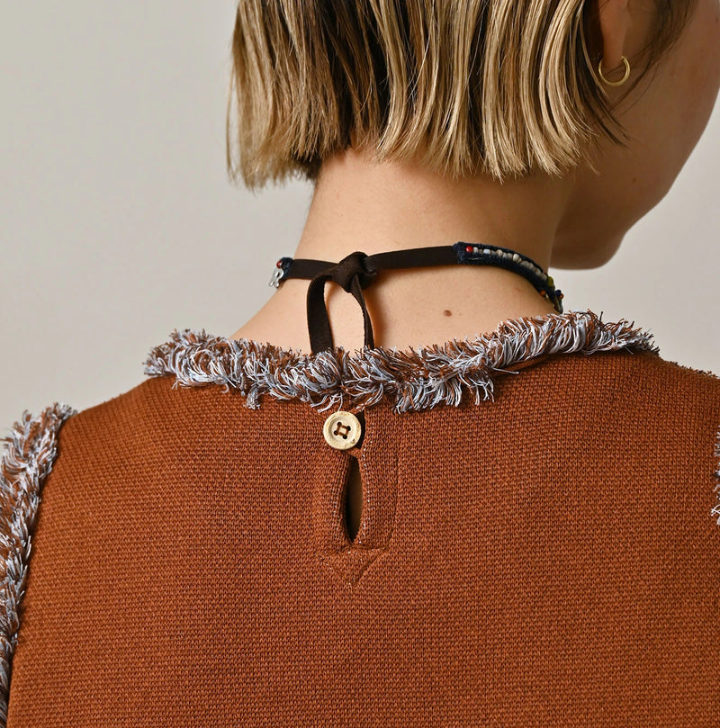 Jacquard Knit-Sewn Camisole - Image 11