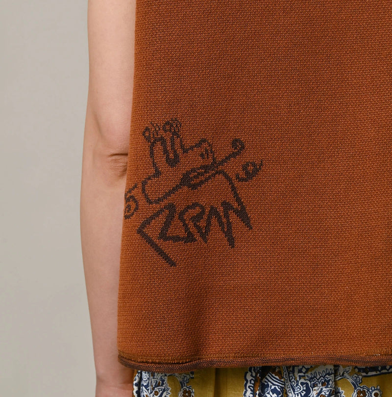 Jacquard Knit-Sewn Camisole - Image 12