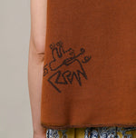 Jacquard Knit-Sewn Camisole