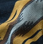 Indigo Jacquard Knit-Sewn Camisole