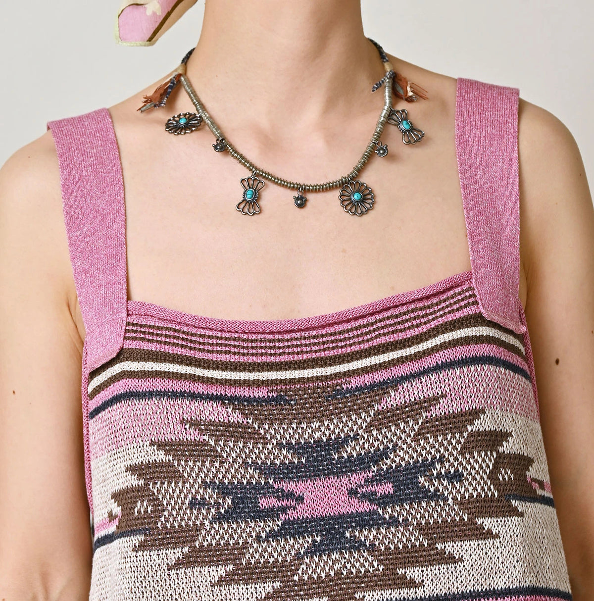 45R Native Gima Jacquard Camisole