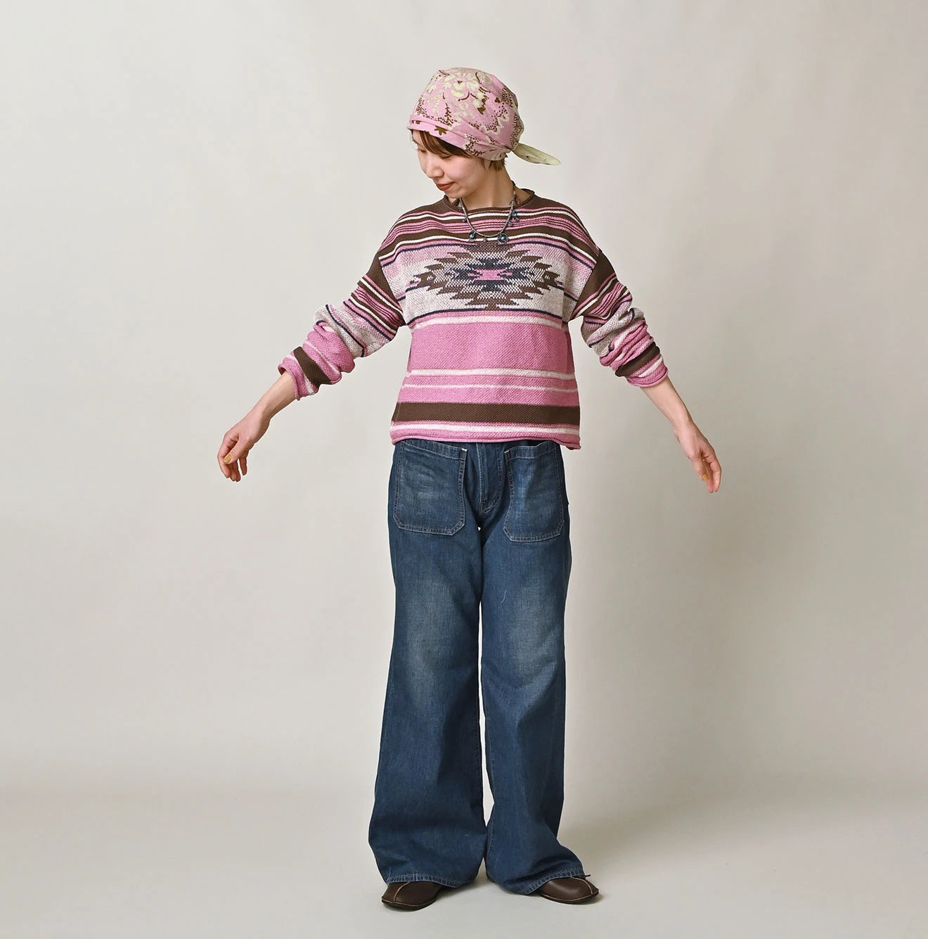 45R Native Gima Jacquard Bolero - Image 2