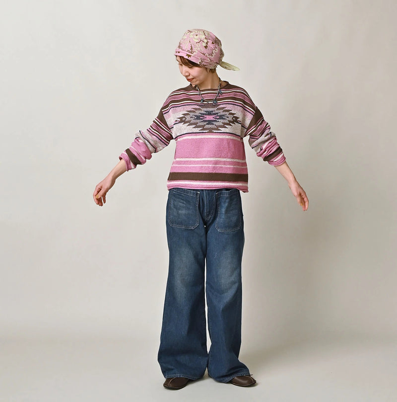 45R Native Gima Jacquard Bolero - Image 2