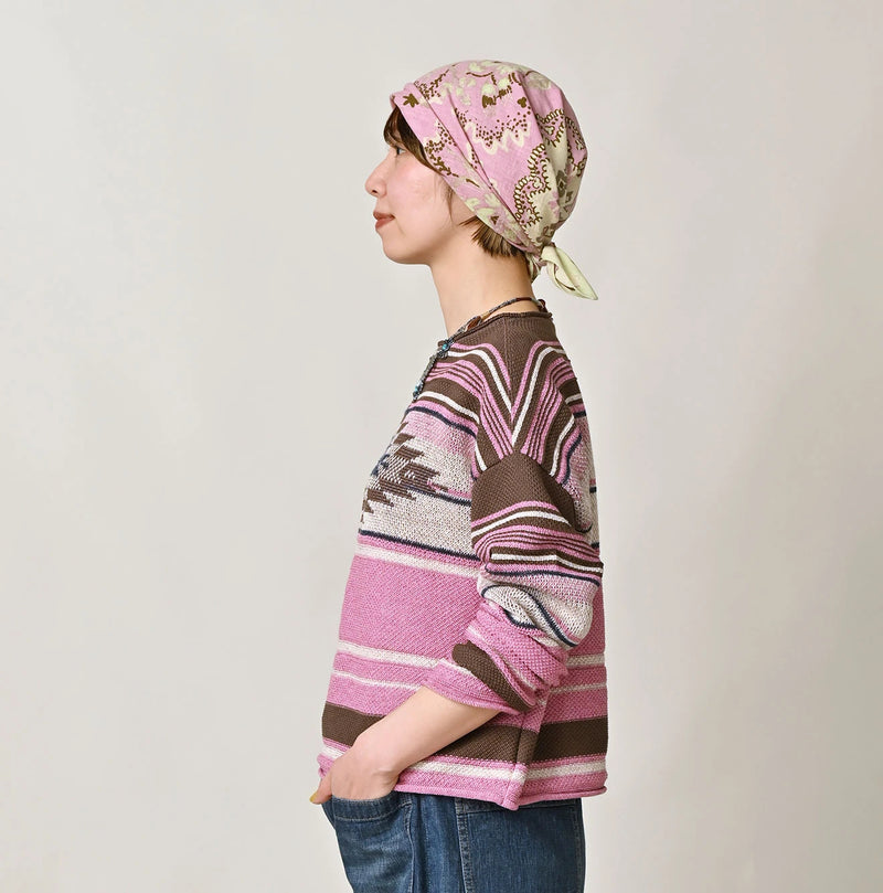 45R Native Gima Jacquard Bolero - Image 4