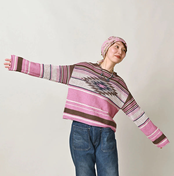 45R Native Gima Jacquard Bolero