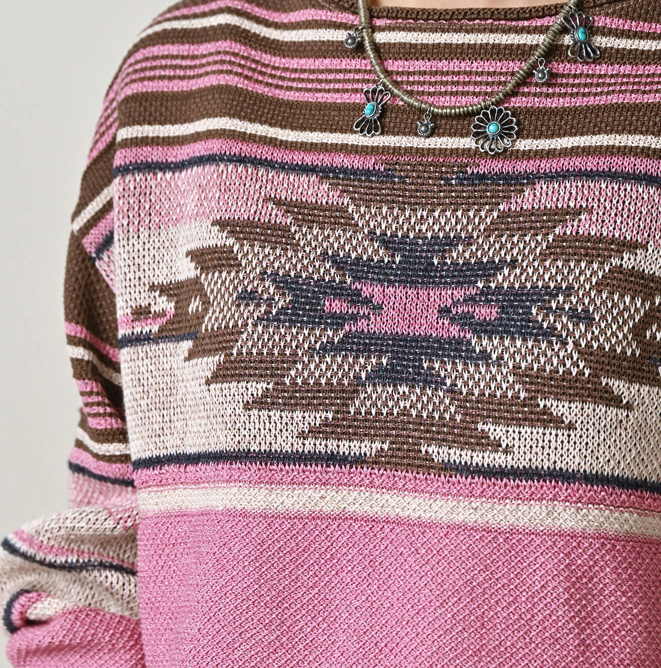 45R Native Gima Jacquard Bolero - Image 8