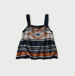 45R Indigo Native Gima Jacquard Camisole