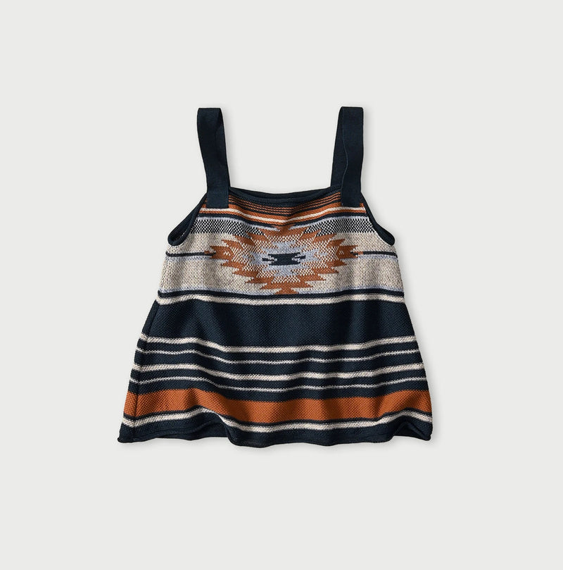 45R Indigo Native Gima Jacquard Camisole - Image 1
