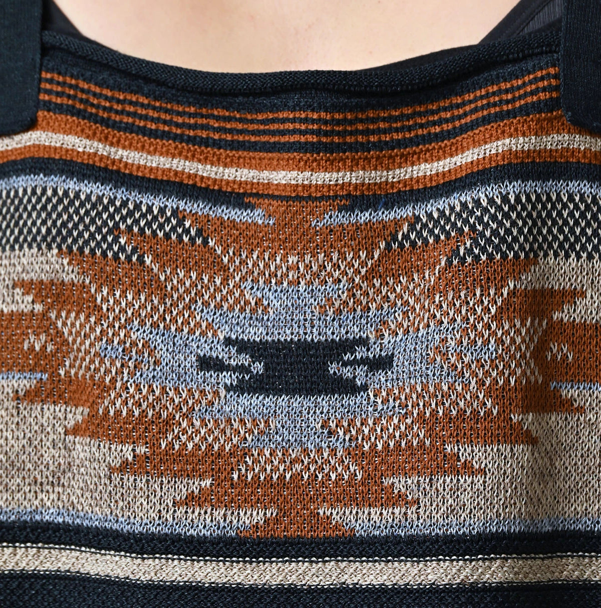 45R Indigo Native Gima Jacquard Camisole