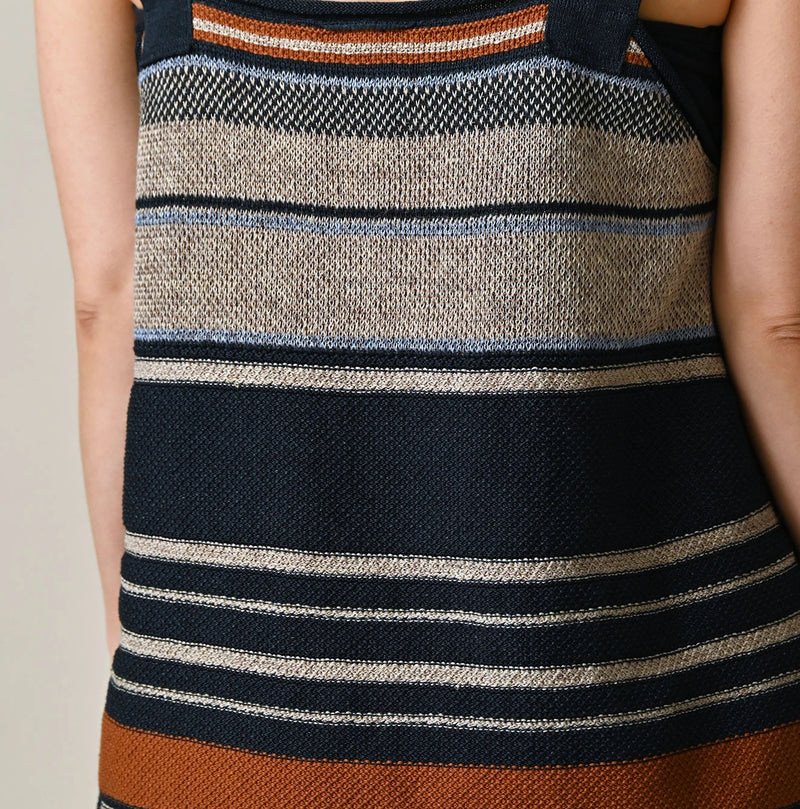 45R Indigo Native Gima Jacquard Camisole - Image 9