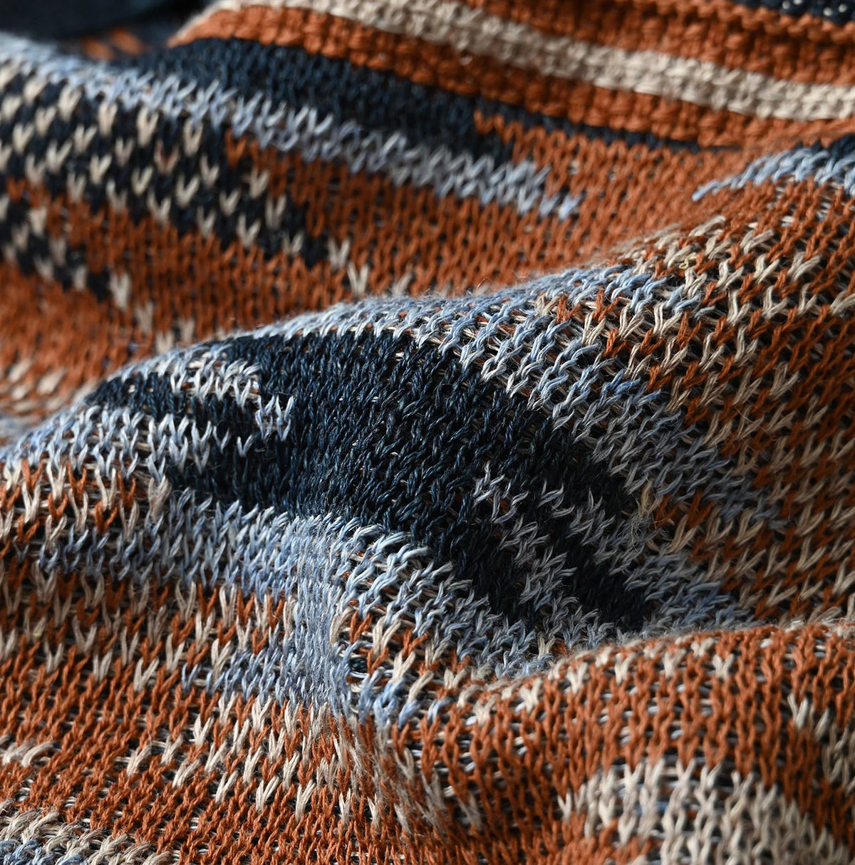 45R Indigo Native Gima Jacquard Camisole