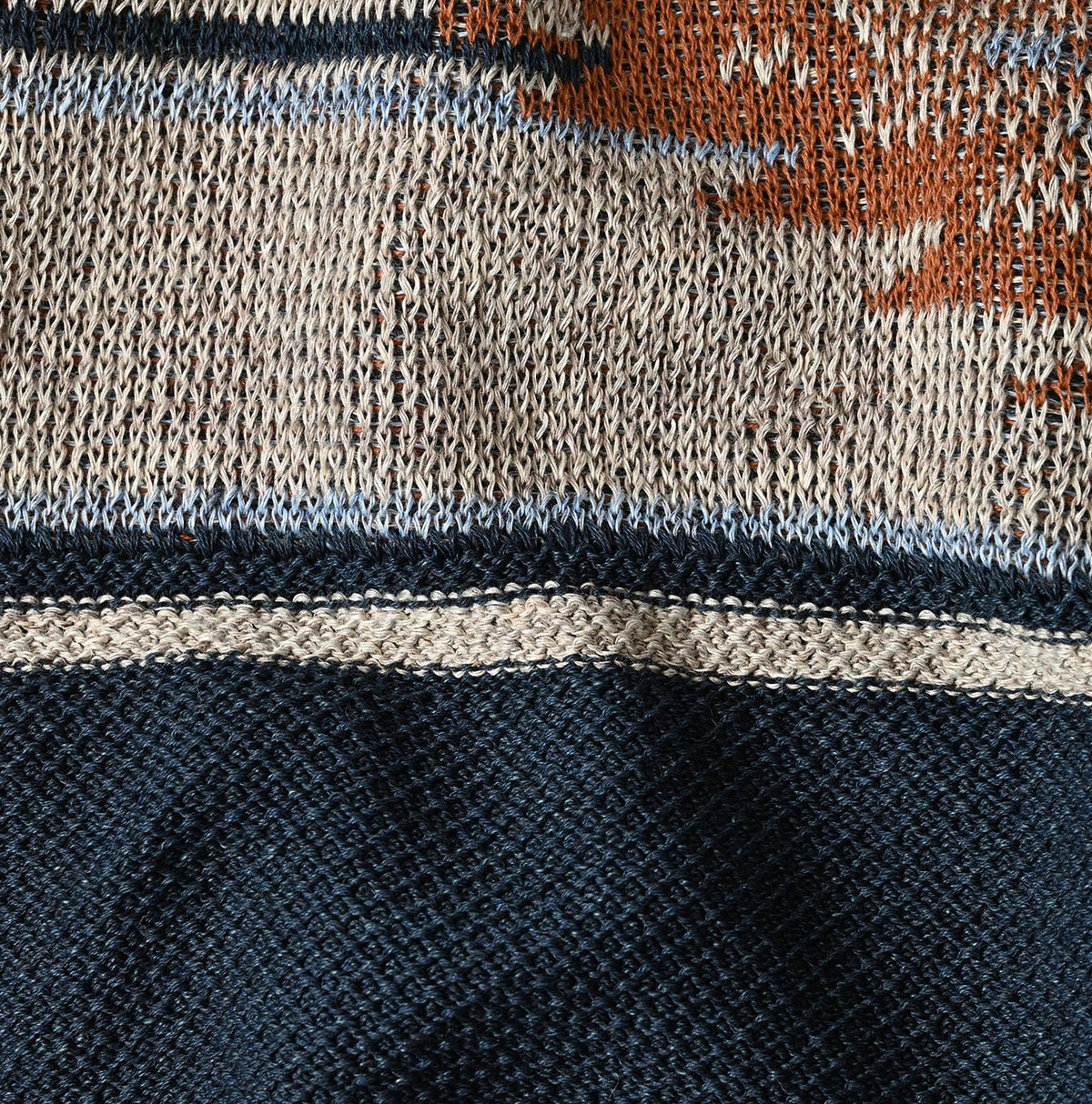 45R Indigo Native Gima Jacquard Camisole