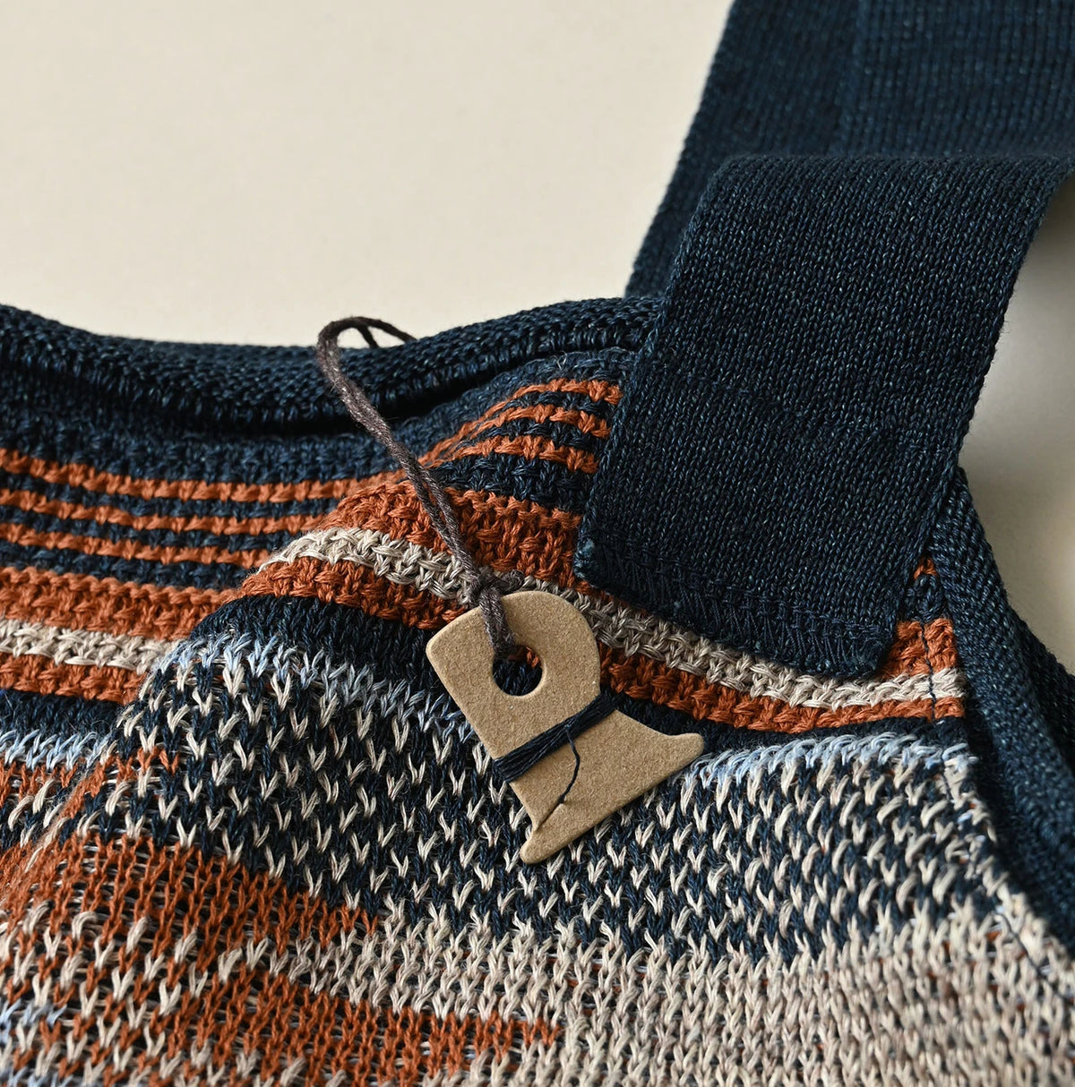 45R Indigo Native Gima Jacquard Camisole