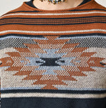 45R Indigo Native Gima Jacquard Bolero