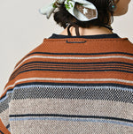 45R Indigo Native Gima Jacquard Bolero