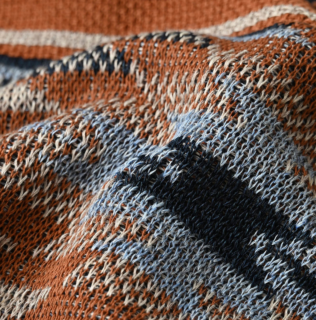 45R Indigo Native Gima Jacquard Bolero