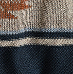 45R Indigo Native Gima Jacquard Bolero