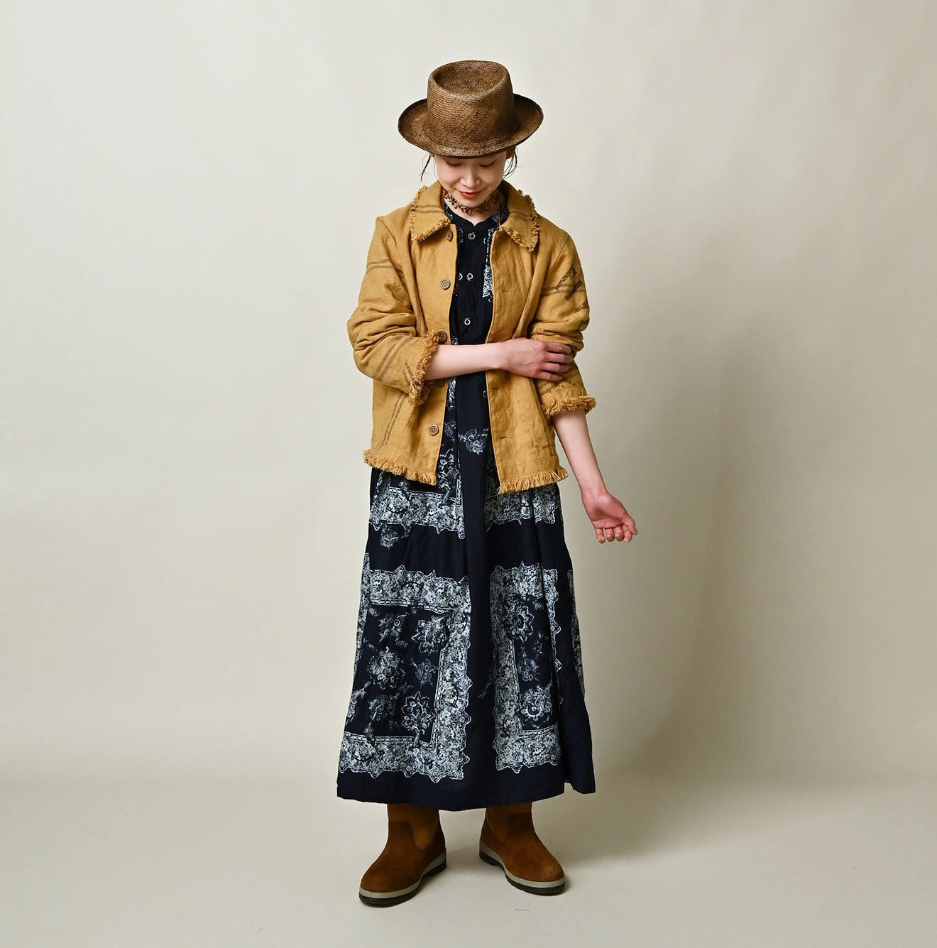 45R Linen Sack Petit Coverall - Image 4