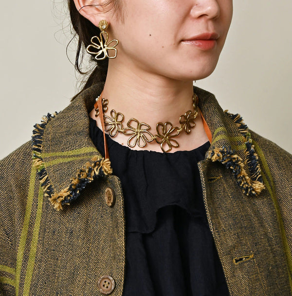 45R Ai Indigo Linen Sack Petit Coverall